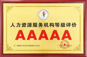 喜报 | 乐玩体育在线（中国）集团获评5A人力资源服务机构等级荣誉
