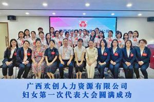 巾帼力量！广西乐玩体育在线（中国）人力资源有限公司妇女第一次代表大会胜利召开